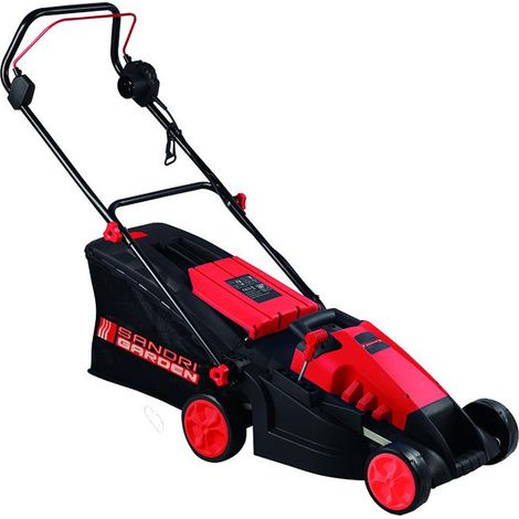 Sandrigarden SG-TE-1742 Tosaerba Elettrico Motore Induzione 1600 W Taglio 40.5 cm Cesto 45 L (1/2)