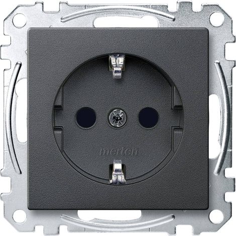 Prise de courant - MERTEN - MEG2300-0414 - System M - 2P+T - Anthracite (1/2)