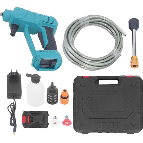 Laveur haute pression sans fil 406 PSI, portée 3-5 m, 200 W, batterie portable, nettoyeur auto haute pression, prise EU 100-240 V (1/5)