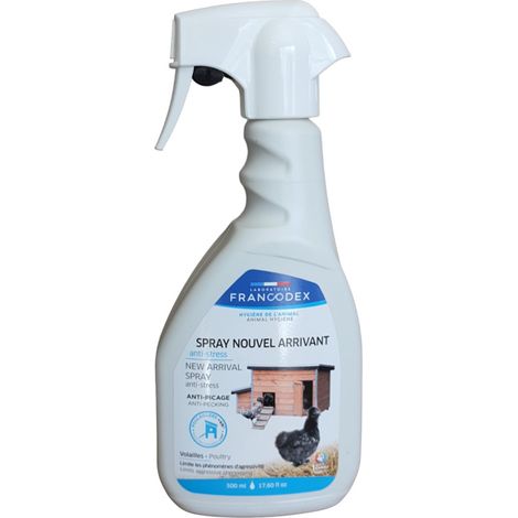 Spray nouvel arrivant Volailles anti stress 500ML - Francodex (1/2)