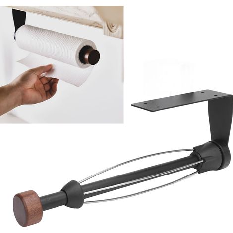 Wandmontierter Toilettenpapierhalter aus Edelstahl – Toilettenpapier-Organizer für Bad und Küche (1/5)
