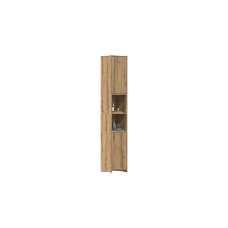 Armoire de salle de bain chêne artisanal 30x30x183,5 (1/5)