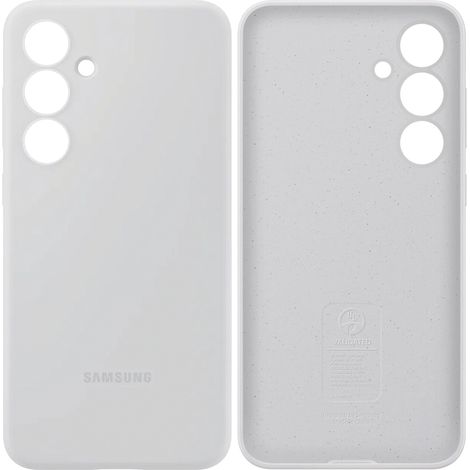 Custodia in silicone grigio/grigio per Samsung EF-PS721CJEGWW S24 FE S721 (1/5)