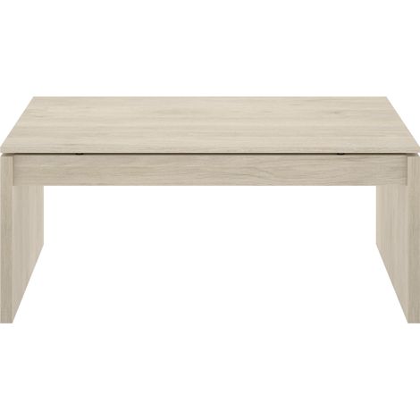Mesa de centro elevable Carboneros en color natural 43 cm(alto)102 cm(ancho)50 cm(largo) (1/4)