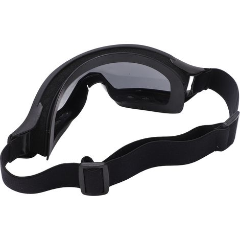 Ces lunettes à sangle sont dotées de verres interchangeables transparents et jaunes. (1/5)