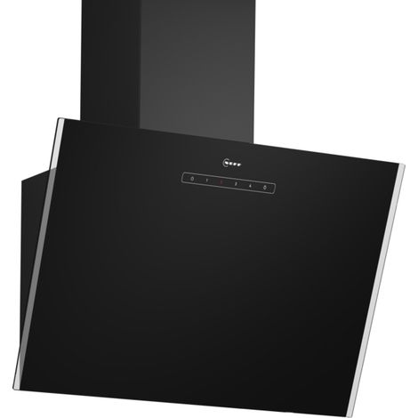NEFF Grehge Wandesse N30, largeur 60 cm, verre transparent imprimé noir, contrôle tactile, niveau intensif, moteur silencieux, lumière LED (D63IDK1S0)