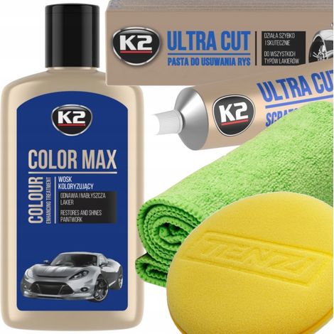 Set di cera colorante blu per la rimozione dei graffi sulle auto (1/5)