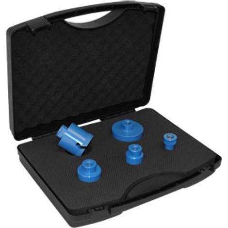 Coffret couronne DIAM INDUSTRIES M14 Ø 20, 35, 45, 55 et 68 mm + adaptateur - SX-2500