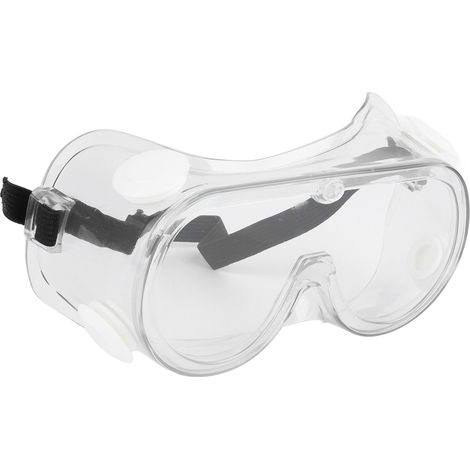 Lunettes de sécurité anti-buée transparentes, superposées sur les lunettes de vue, idéales pour laboratoire (1/5)