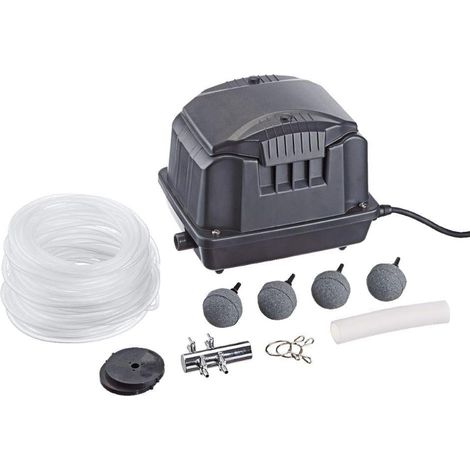 1 Ensemble Pompe À Air 4 Sorties 1800l/h Bassin Étanche IP44 Jardin (1/2)