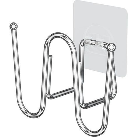 Range Chaussures Mural, Etagere Chaussures pour Pantoufles, Range Chaussures Suspendu Multifonctionnel, Porte Chaussure Sans Perçage, étagère à Chaussures Acier Inoxydable, Porte Chaussures Mura (1/4)