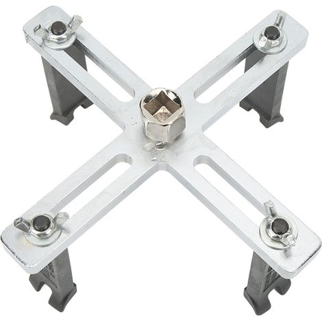 Adatta per chiavi per tappi di serbatoi di carburante, a quattro punte in acciaio al tungsteno cromato, tipo universale.