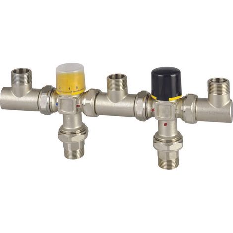 Kit collegamento solare/caldaia con integrazione termica kit termostatito colleg.solare/caldaia dn20-3/4"m x piccole utenze 35lt