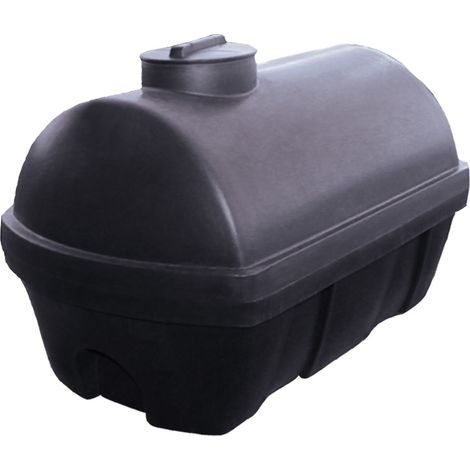 Lager- und Transporttank 1500L aus PE, schwarz