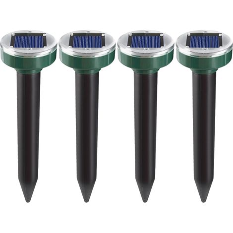 Répulsif Ultrasons Solaire Étanche Pour Rats Et Serpents Extérieur 300 M² (1/5)