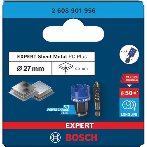 Bosch EXPERT Lochsäge Sheet Metal Power Change Plus, 27 x 5 mm