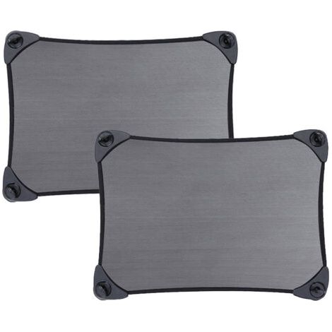 Couverture d'ombre-soleil de voiture, Bouclier de fenêtre de blocage UV, Mesh haute élastique de filtrage lumineux, Écran de confidentialité amovible pour bébé dormant Voyage de conduite, Noir (1/5)