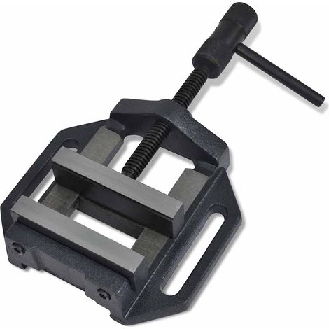 Étau de perceuse pour perçage et fraisage en fonte mâchoire 100 mm ouverture 90 mm (1/3)