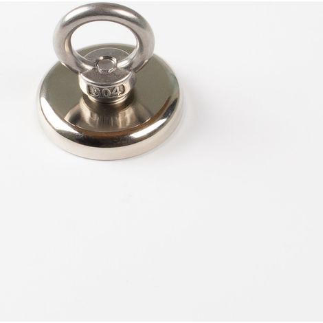 Magna-C Neodym-Flachgreifer Ø40x7,8mm mit Öse (1/4)