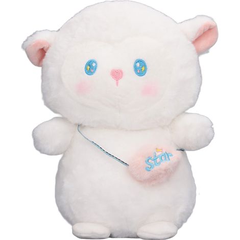 Mouton en peluche, dessin animé, peau douce et exquise, anti-stress, idéal pour la voiture ou le bureau. (1/5)