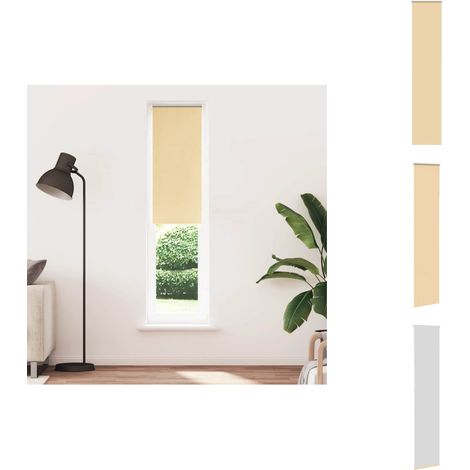 Verdunkelungsrollo Beige 50x210cm Stoffbreite 45,7 cm Polyester - Verdunkelungsrollo - Verdunkelungsrollos - Rollo - Verdunklungsrollo (1/5)