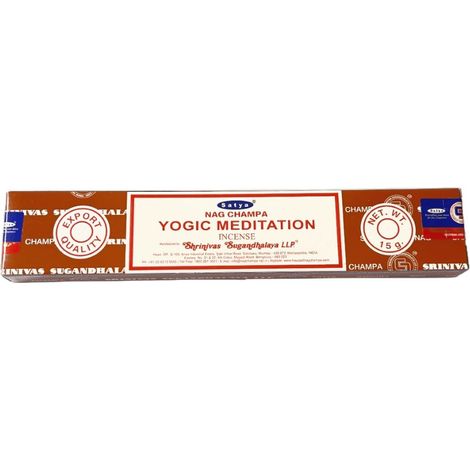 MEDITACIÓN YÓGICA Varillas de incienso Satya 15g (1/2)