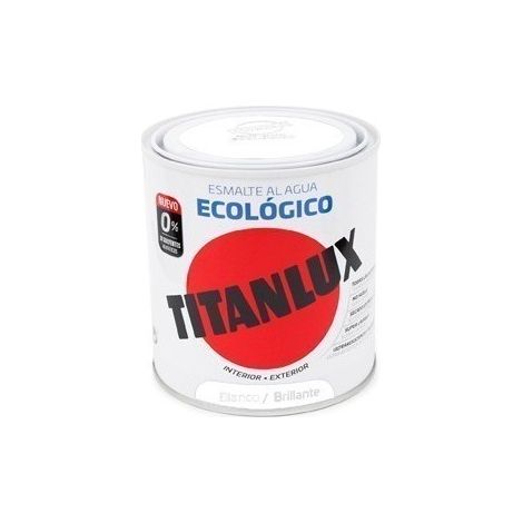 Esmalte ecológico al agua blanco brillante 250 ml (1/9)