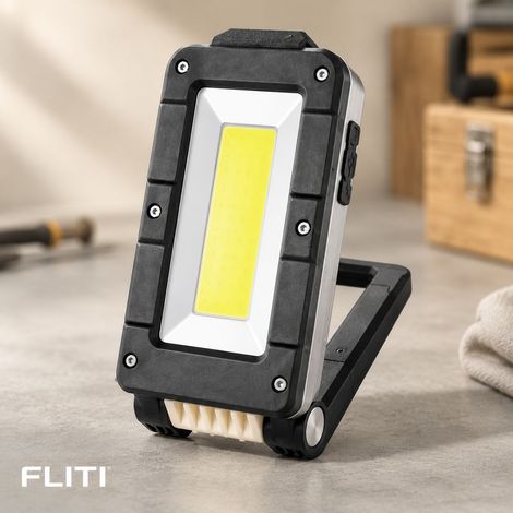 Projecteur LED Rechargeable 1200LM Magnétique Rotatif 180° IPX4 Aluminium (1/4)