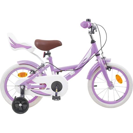 Teenpull – Kinderfahrrad 16 Zoll für 4-6 Jahre alt Lila (1/5)