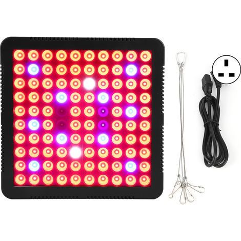 300W 100LED Chips Grow Lamp Full Spectrum Plant LED Panel Growing Lights Fixture 85264VUK Plug (1/5)