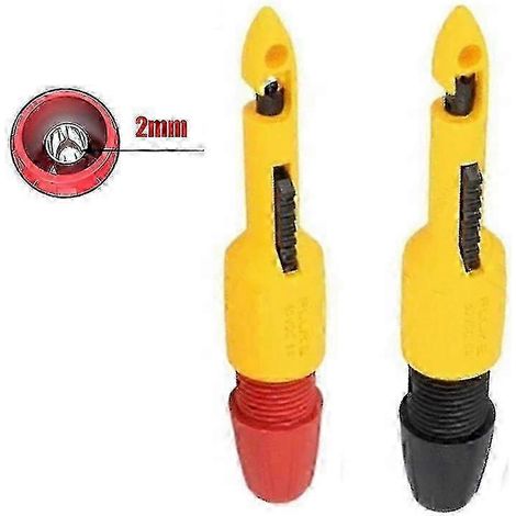 Lot de 2 pinces de test à perforation d'isolant (2 mm) pour réparation de circuits automobiles – Diagnostic sans rupture de circuit (1/4)