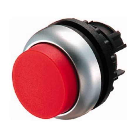 Bouton-poussoir saillant rouge à accrochage EATON M22-DRH-R (1/2)