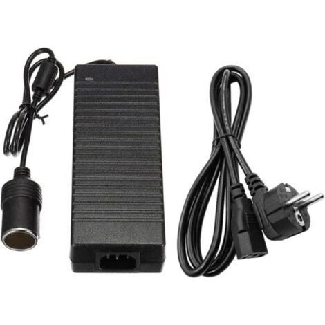 220V auf 12V Spannungswandler: 180W/15A Kfz-Netzteil, AC/DC-Netzteil mit Zigarettenanzünderstecker für Kompressorkühler und Autostaubsauger (1/4)