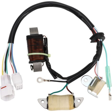 Ignition coil stator magneto unit compatible with Yamaha 115 HP outboard motor, original part number 68V-81410-00, suitable for models from 2000-2013.