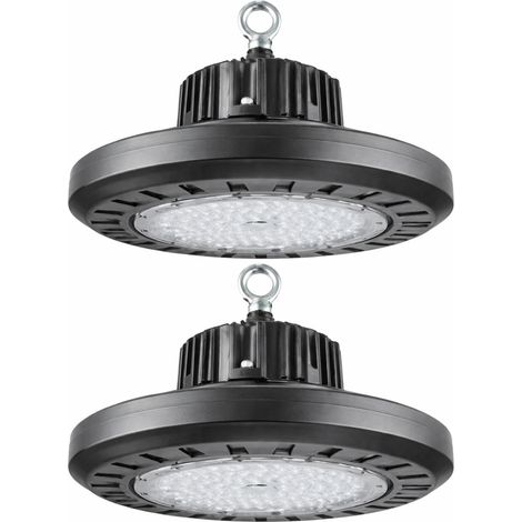 Confezione da 2 lampade a LED a campana UFO Industrial KonikS2 EC