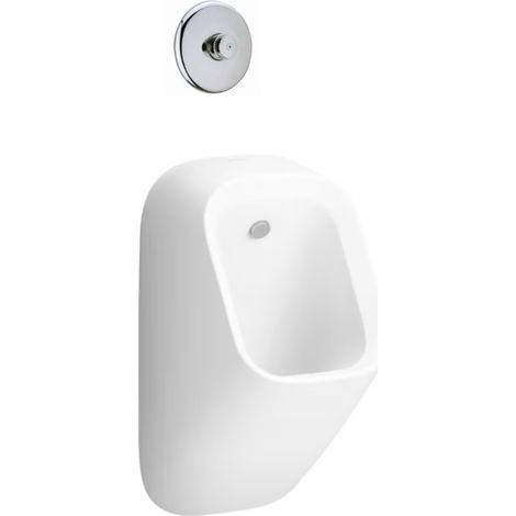 Pack urinoir JACOB DELAFON Struktura blanc + robinet temporisé encasté + kit d'alimentation (1/3)