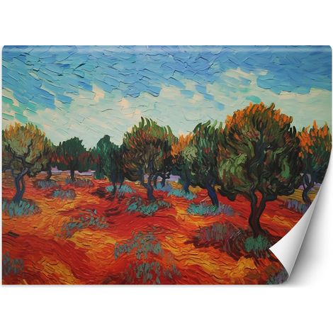 Fototapete Olivenbäume - V. van Gogh 350x245 cm (1/5)