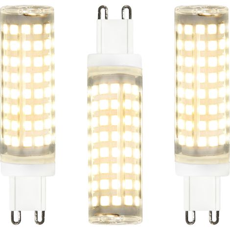 Litecraft Light Bulb G9 8W Non Dimmable 3000K Warm White LED in Clear - 3 Pack (1/2)