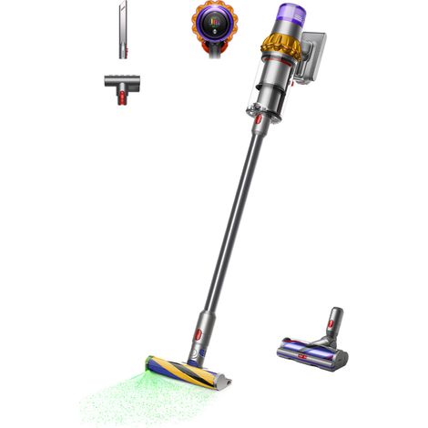 Dyson V15 Detect Absolute 2-in-1-Stabstaubsauger Akku Trocken HEPA Beutellos 0,77 l Edelstahl (1/5)