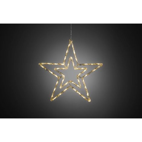 [NEUWERTIG] B-Ware Konstsmide 4471 103 Acryl Figur Weihnachtsstern Weihnachtsfigur Leuchtestern