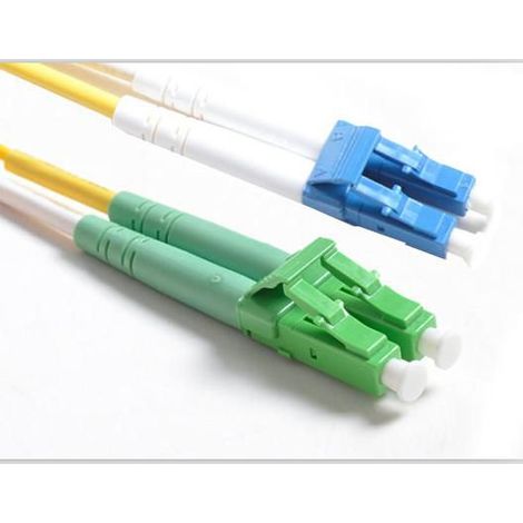 Cable de fibra óptica MicroConnect - LC/UPC-LC/APC 2m OS2, monomodo, dúplex, LSZH, amarillo, FIB447002