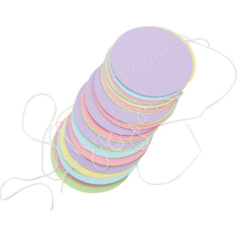 Guirlande de Points Pastel 5 Pièces, Décoration Événementielle Réutilisable pour Fêtes et Intérieurs (1/5)