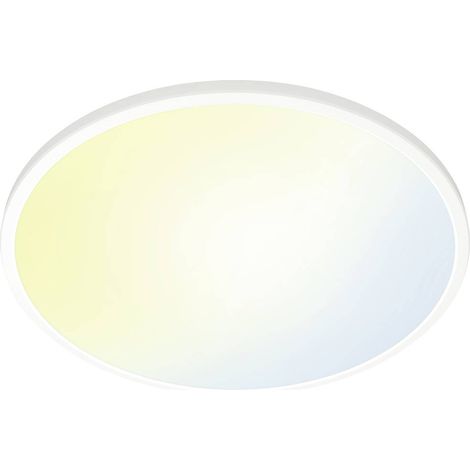 Plafoniera Wiz Superslim Philips Ø43cm Bianco Dimmerabile WiFi+Bluetooth (1/5)