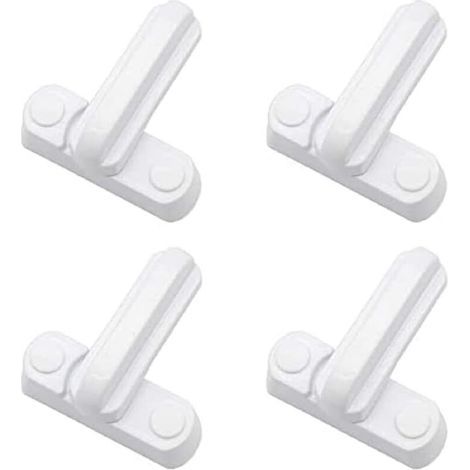 Set mit 4 Schlössern, Riegeln und Türgriffschlössern – Zusätzliche Sicherheit für Haustüren, Schränke und Fenster (1/4)
