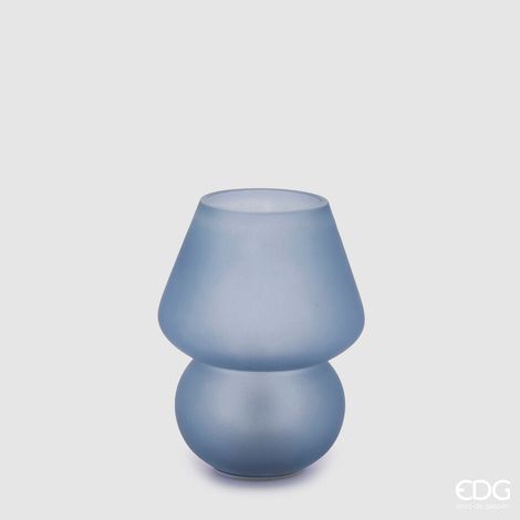 EDG Enzo De Gasperi Lampada Aura da Tavolo Usb Abatjour H 20 Cm D 15 Cm Blue