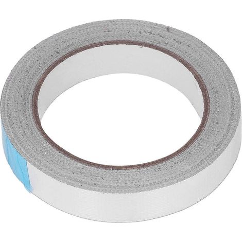 Aluminiumfolienband, hitzebeständig, silberfarben, zum Reparieren und Isolieren von Lüftungskanälen, 20 Meter lang, 20 mm breit
