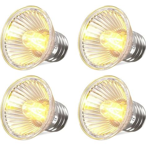 - 4 PCS Ampoule Chauffante Terrarium E27, Ampoule UVA UVB Tortue 75W Dimmable Lampe Terrarium Tortue Terrestre UVA UVB Chauffante, Ampoule Chauffante pour Tortue Lézard Dragon Barbu Serpent (1/5)