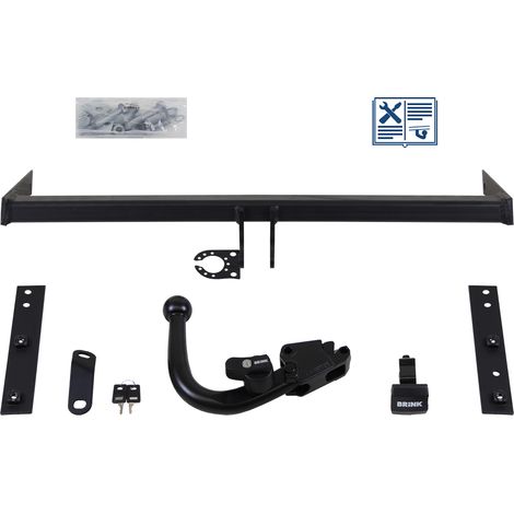 Attelage rotule démontable Brink + faisceau Trail-Tec universel 7 broches - VOLVO V40 3/5 portes (1/2)