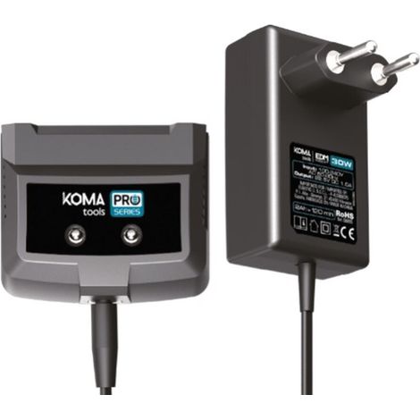 Caricabatterie koma tools 30 watt nero 20 volt (1/3)