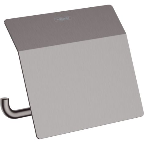 HANSGROHE Portarrollos con tapa cromada negra AddStoris